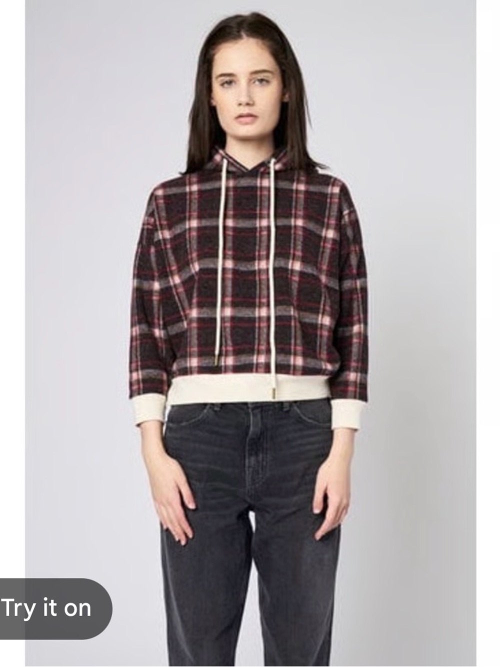 The Great Teammate Hoodie in Cedar House Plaid